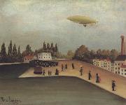 Landscape with a Dirigible